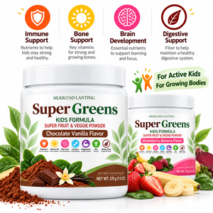 Poudre Super Greens OEM pour Enfants avec Mélange de Fruits et Légumes pour le Soutien Nutritionnel des Enfants – Deux Saveurs Disponibles - Product Image 5