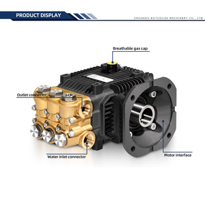 Bomba de Pistón Triplex <span class=keywords><strong>BML</strong></span> 100-250 bar, 1450-3625 RPM, Lavadora de Alta Presión para Limpieza Industrial y OEM Personalizado - Product Image 4