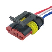 0090-345 Connecteur automobile électrique scellé prise automatique étanche avec bornes et joints 282087-1 282105