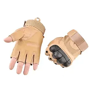 Professional Design Outdoor Motorcycle Gym Anti-Smash Half Finger Gloves