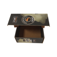 Eco Luxe Rouge A4 Logo Holographique Brillant 12x9x4 Pas Cher Abonnement Postal Mailer Boîtes d'Emballage avec Feuille Spécifications