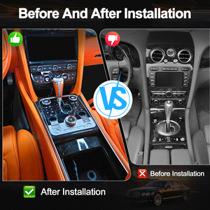 NaviHua pour Bentley Continental GT Flying Spur 2004-2012, accessoires de mise à niveau intérieure pour console centrale et levier de vitesses. - Product Image 2