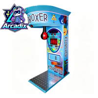 Machine de boxe pour enfants à monnayeur, testeur de force, jeu d'arcade sûr et souple pour centre commercial