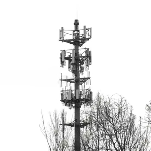 Stahl-Monopolmast Kommunikationsturm Telekommunikationsturm für Mobilfunk-Basisstation - Product Image 1