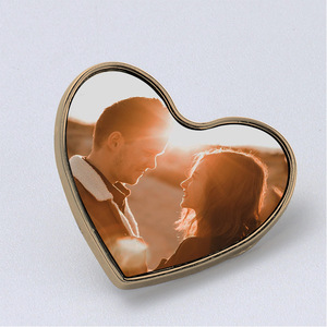 Broche de Metal Personalizado con Transferencia Térmica, Diseño Irregular, Impresión de Logotipo, Pin Publicitario - Product Image 3