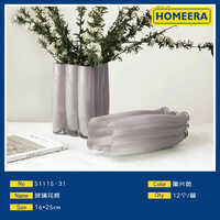 Elegante 16x25cm vaso di vetro a cilindro Design classico decorazione per la casa e grande terrario composizioni floreali - Product Image 1