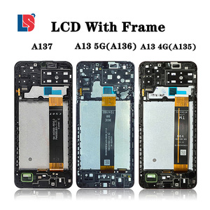 Para <span class=keywords><strong>Samsung</strong></span> Galaxy A13 4G pantalla LCD Original digitalizador montaje completo con marco pantalla Lcd - Product Image 4