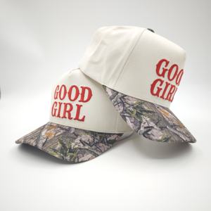 Casquette de baseball structurée à 5 panneaux, style A-frame, unisexe, décontractée, bicolore, personnalisable, en tissu Oxford, avec motif de fruits et broderie - Product Image 1