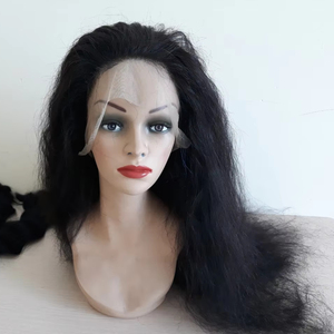 Perruque frontale sans colle Full hd Lace de haute qualité et chère, perruque brésilienne de cheveux humains Remy vierges de densité 13*4 Lace 180% - Product Image 1