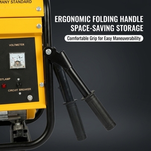 <b>Gasoline</b> <b>Generator</b> With Wheel Kit & Handle 2.2kW 6.5HP Petrol <b>Generator</b> Germany Standard Portable Power for Jobsite & Home ZH250 - Product Image 3