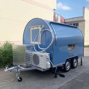 Remolque de Comida Móvil con Ahumador de Acero Inoxidable, Estación de Parrilla Totalmente Equipada para Servir Comida al Aire Libre - Product Image 3