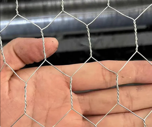 Grosir jala kawat heksagonal yang dilapisi PVC atau galvanis | Pagar taman, Kawat ayam, jaring kelinci, pagar keamanan unggas - Product Image 1