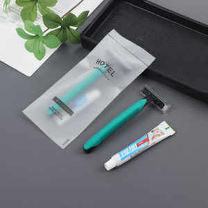 Kit de toilette écologique portable pour hôtel et voyage, comprenant une bouteille de shampoing et <span class=keywords><strong>des</strong></span> articles de toilette miniatures - Product Image 4