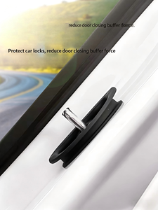 Protetor de Fechadura de Porta de Carro em Silicone, Capa Universal Antirruído e Antiferrugem para a Maioria dos Veículos - Product Image 5