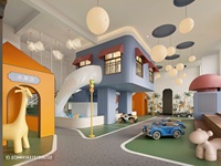 Parque Infantil Comercial Interior de Madera con Tobogán Doble, Piscina de Pelotas, Casa de Escalada y Zona Sensorial para Guarderías y Centros Comerciales