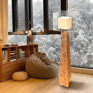Lampe sur pied en forme de souche d'arbre vintage, style médiéval et serein, à placer près du canapé <span class=keywords><strong>dans</strong></span> le salon ou au chevet du <span class=keywords><strong>lit</strong></span> - Product Image 3