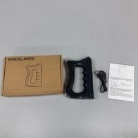 Outil de massage musculaire Gua Sha personnalisé, design incurvé en forme de vague, grattoir facial intelligent, massage à 3 modes réglables, grattoir musculaire électrique