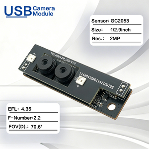 โมดูลกล้อง USB GC2053 Starlight CMOS เลนส์คู่ 650nm 850nm สำหรับหุ่นยนต์ AI Vision อุปกรณ์ค้าปลีกอัจฉริยะ - Product Image 2