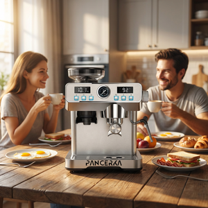Machine à <span class=keywords><strong>expresso</strong></span> professionnelle en métal PANCERKA, très vendue, 20 bars, 51 mm, <span class=keywords><strong>avec</strong></span> moulin intégré, pour usage domestique et hôtelier - Product Image 3