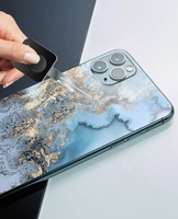 AFS Supply 180*120mm 3D Relief Pattern PVC Back Skin Sticker pour téléphones mobiles Personnalisable pour Cutter Machine Phone Cover Film