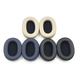 Almohadillas de repuesto para Jabra Elite 85h, almohadillas para los oídos de cuero proteico, esponja de calidad superior, cubiertas para los oídos, almohadillas suaves y respetuosas con la piel - Product Image 5