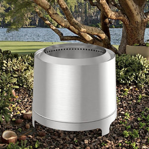 Estufa de Carbón Portátil Personalizada de Acero Inoxidable para Acampar, Fogatas, Fiestas en el Jardín, Barbacoas en el Patio, Brasero sin Humo - Product Image 4