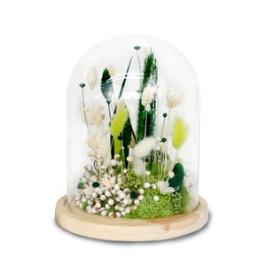 Vente en gros de fleurs séchées à la main, lagus Forever Roses, fleurs conservées en verre, démo pour pâques, cadeaux de fête des mères - Product Image 1