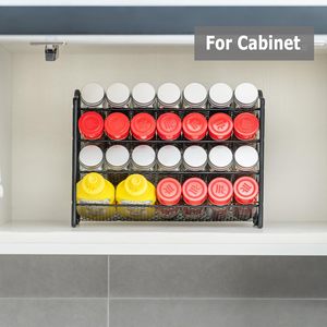 Organisateur de <span class=keywords><strong>porte</strong></span>-épices pour armoire, comptoir, garde-manger, <span class=keywords><strong>placard</strong></span> ou <span class=keywords><strong>porte</strong></span> et support mural - Product Image 2