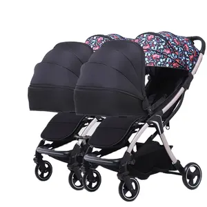 Fabriek Dezelfde Oxford Materiaal Baby Twin Wandelwagen Hoge Kwaliteit Kinderwagens Voor Twins