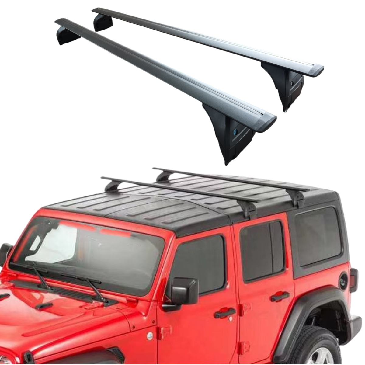 Jeep Rock Rails Durable Steel Side Steps for Off-Road