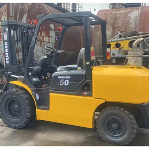 Japanese Second-Hand Komatsu FD 50 Diesel Forklift 5 Ton <b>Used</b> Internal Combustion Forklift for Sale in Jinshan - Product Image 1