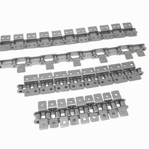Cadena transportadora con accesorio estándar DIN ANSI 10A 12A 20A Cadena de rodillos de acero con accesorio K1 <span class=keywords><strong>K2</strong></span> - Product Image 4