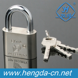 YH1121 40-70mm clave candado de seguridad de hierro candado con tres llaves puede imprimir su logotipo