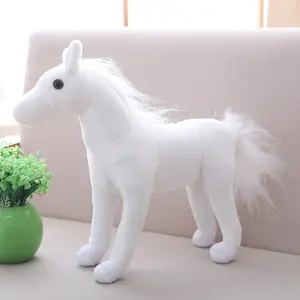 العرف الحصان ألعاب محشوّة على هيئة حيوانات للأطفال هدية لينة دمية محشوة المهر