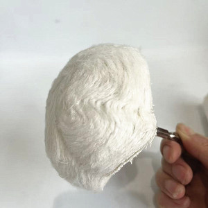 Set 6 White Drill 100mm Flannelette Cone/Column/Ball/T-Shaped Polishing Pads Cotton Buffing Wheel 1/4\&quot; Car Bodies <strong>Marble</strong> OEM - Product Image 3