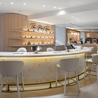 Conception d'intérieur moderne et personnalisée pour salon de manucure & Mobilier sur mesure pour salon de manucure - Personnalisation complète de l'espace commercial pour salon de manucure