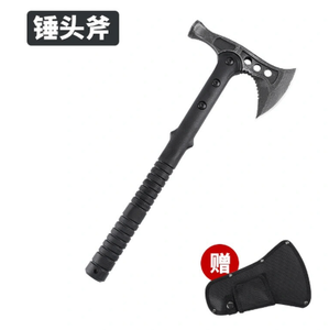 Rìu đa năng thép Damascus lưỡi kép, cấp công nghiệp, cán nhôm, dùng cho săn bắn và cắm trại - Product Image 3
