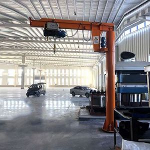 رافعة كابولية مثبتة على عمود بسعة 1-5 طن، دوران 360 درجة °   دوران كهربائي، مدى 3 أمتار - Product Image 6