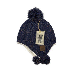 LANDBAS Bonnet en tricot unisexe pour adulte, décontracté, en cuir, avec méthode d'impression par patch, pour le ski - Product Image 5