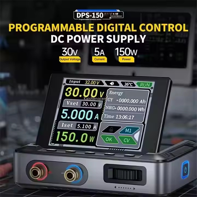 Fnirsi DPS-150 CNC DC Adjustable Voltage Stabilized High Power 150W Portable 30V5A Lab Equipment Testing Machine Power Supply