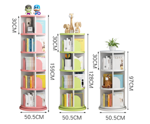 Libreria Girevole a 360 Gradi <span class=keywords><strong>per</strong></span> <span class=keywords><strong>Bambini</strong></span>, Mobile <span class=keywords><strong>per</strong></span> la Casa, Portaoggetti Rotante, Scaffale <span class=keywords><strong>per</strong></span> Libri <span class=keywords><strong>per</strong></span> <span class=keywords><strong>Bambini</strong></span> - Product Image 1