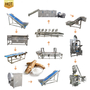 Commercial Yam Potato Cassava Flour Production Processing Making Machine Cassava Powder Processing Machine Manufacture - Product Image 2