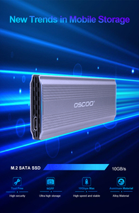 Venta caliente RGB 4TB Caja de disco duro externo Tipo C Carcasa SSD portátil Velocidad de transmisión rápida Caja SSD de 10Gbps - Product Image 6