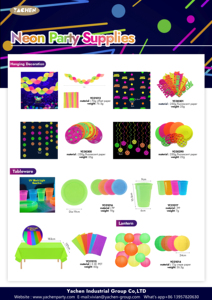 Yachen Plastic Neon Cups 12Oz Gloed Cups Onder Uv Zwart Licht Voor Neon Feestdecoraties Kleurrijke Gloed In Het Donker - Product Image 6