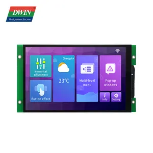 Layar LCD TFT 8 inci 800*1280 HMI cerdas, layar Panel sentuh kapasitif tampilan TFT IPS 16.7M warna