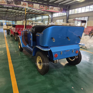 รถบักกี้โบราณไฟฟ้าแบบปิดประตู ดีไซน์ทันสมัย เหมาะสำหรับการขนส่งแขกในรีสอร์ทและเที่ยวชมสถานที่ - Product Image 2