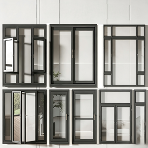Ventana Corredera Moderna de Aluminio con Malla de Fibra de Vidrio, Apertura Vertical, Diseño Contemporáneo, Control de Insectos, Función Plegable - Product Image 2