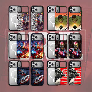 <span class=keywords><strong>Coque</strong></span> de téléphone <span class=keywords><strong>Marvel</strong></span> au design personnalisé créatif pour <span class=keywords><strong>iPhone</strong></span> 17 16 15 <span class=keywords><strong>Pro</strong></span> Max, étui antichoc pour téléphone 14 13 12 Captain America - Product Image 2