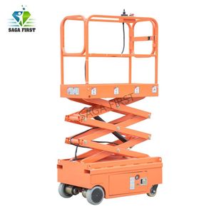 Plataforma Elevadora de Tijera Autopropulsada Eléctrica Hidráulica Pequeña de 4m, 6m, 8m, 10m, 12m, 14m para Trabajo Aéreo, <span class=keywords><strong>Precio</strong></span> de Fábrica, en Venta - Product Image 3