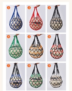D5699 Bolsas de transporte de nailon multicolor al por mayor para balones deportivos, cesta de malla individual para fútbol, bolsa de <span class=keywords><strong>red</strong></span> para <span class=keywords><strong>baloncesto</strong></span> - Product Image 4